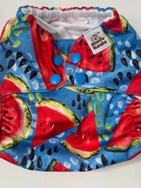 NEW Mama Koala Pocket Cloth Diaper OS watermelon fruit No Insert